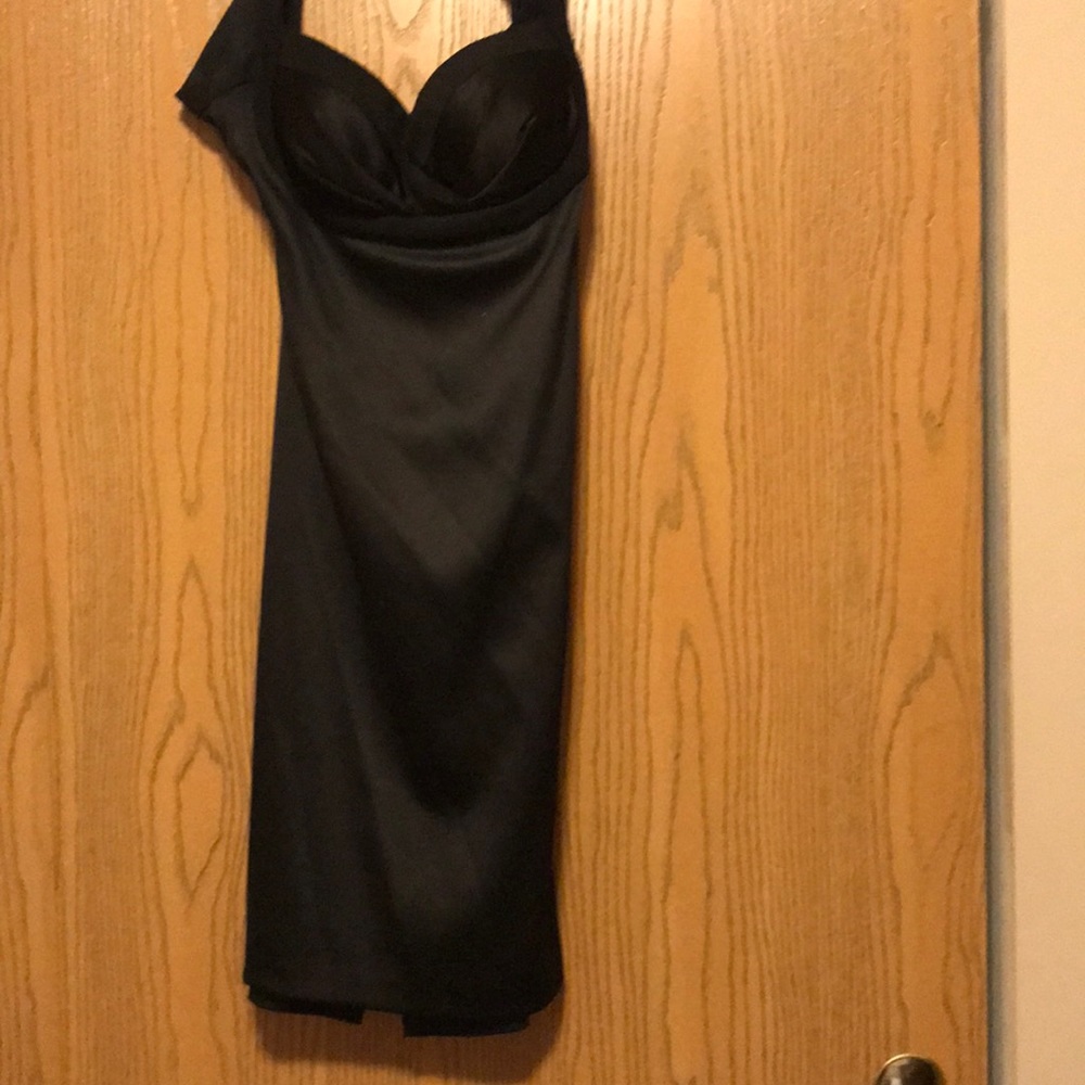 Black mini dress